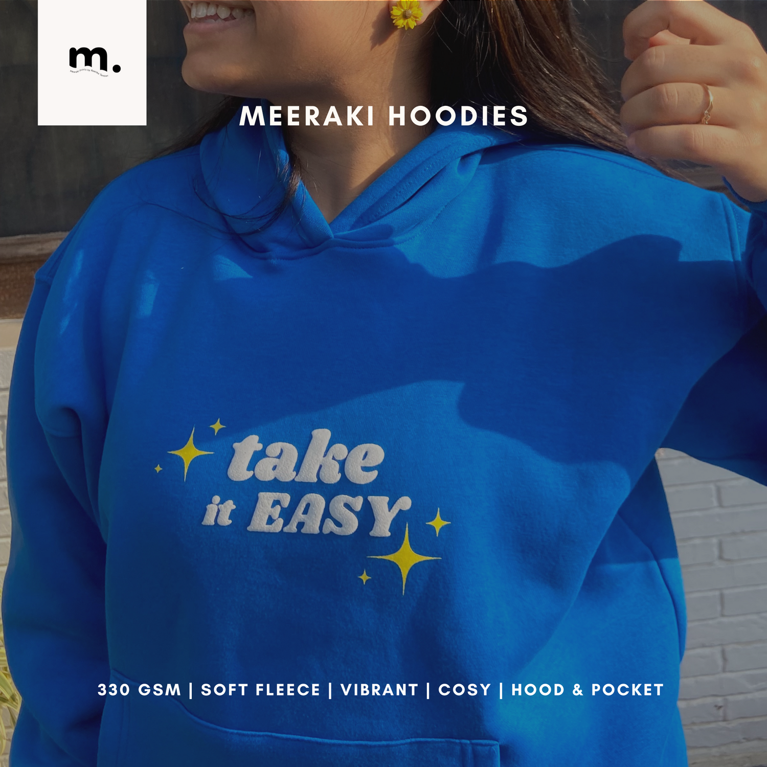 Meeraki Unisex Oversized Hoodies