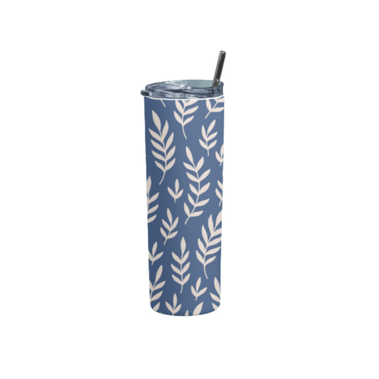 Indian Pattern Meeraki Stainless Steel Tumbler