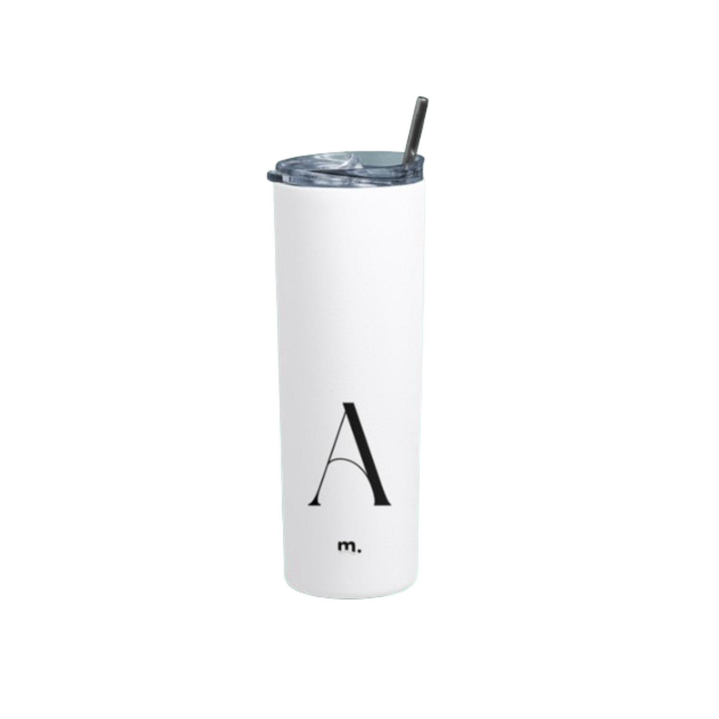 Monogram Personalized Stainless Steel Tumbler