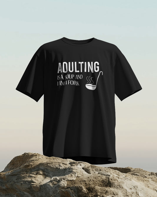 Adulting Unisex Oversized T-Shirt