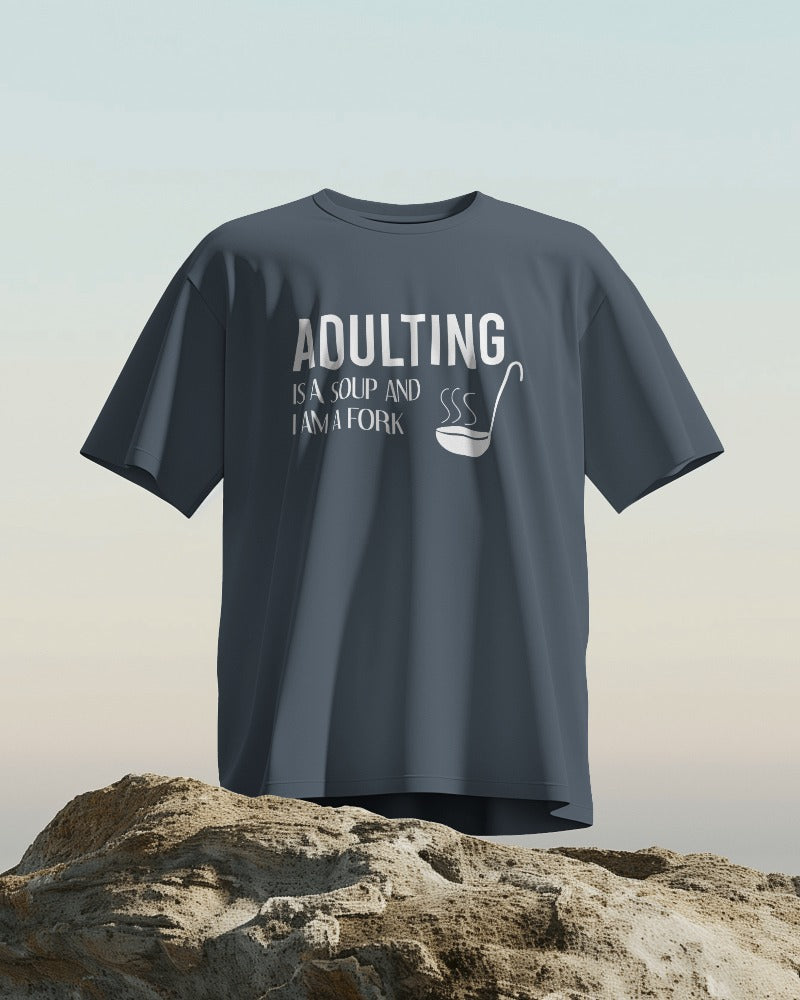 Adulting Unisex Oversized T-Shirt