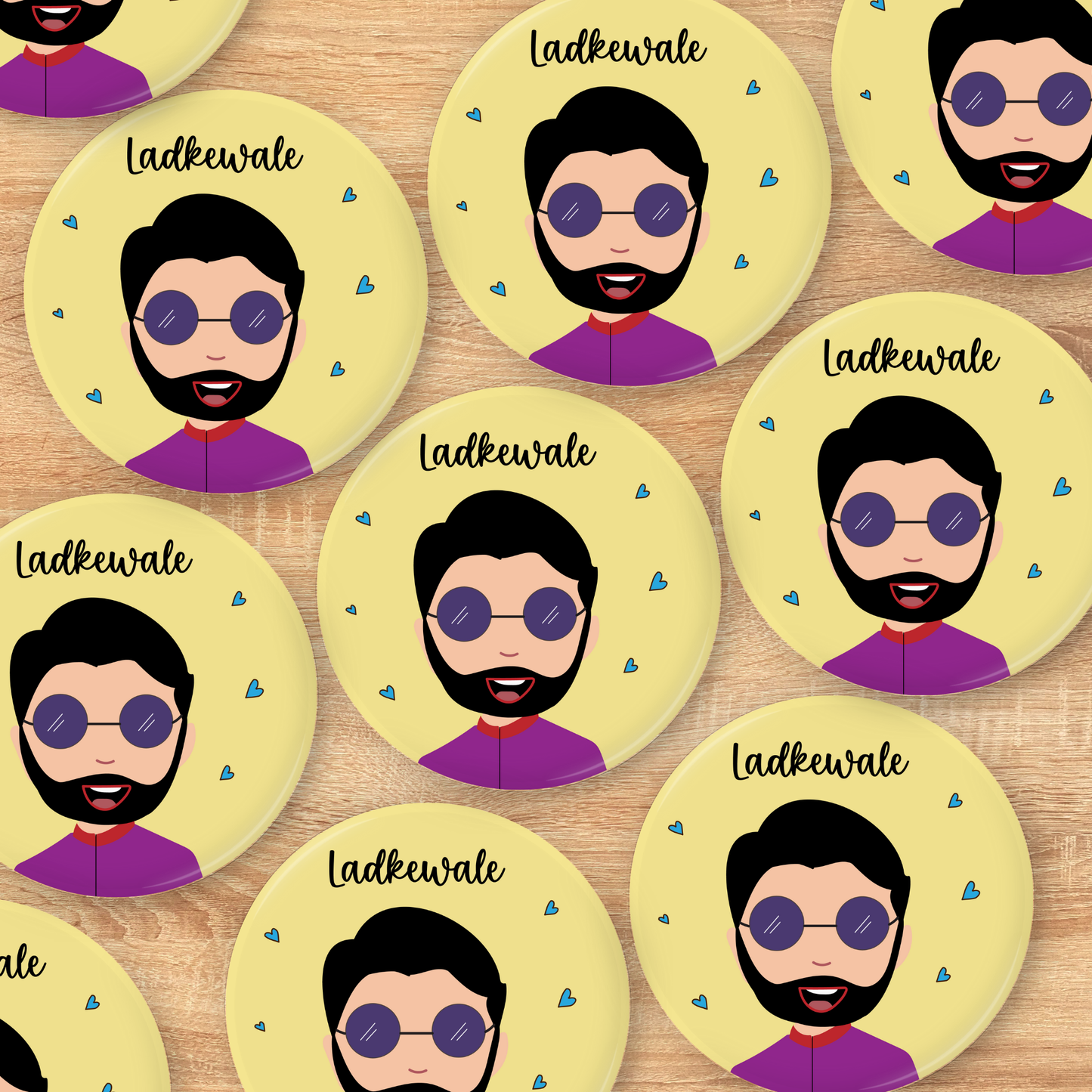 Groom's Brigade Wedding Badges