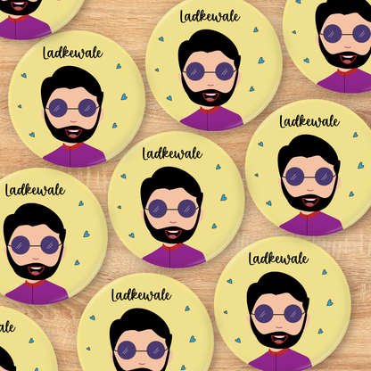 Groom's Brigade Wedding Badges