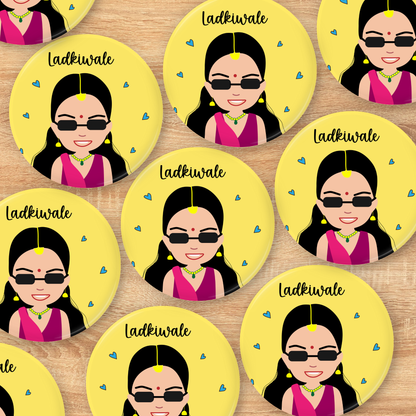 Bride's Squad Wedding Badges