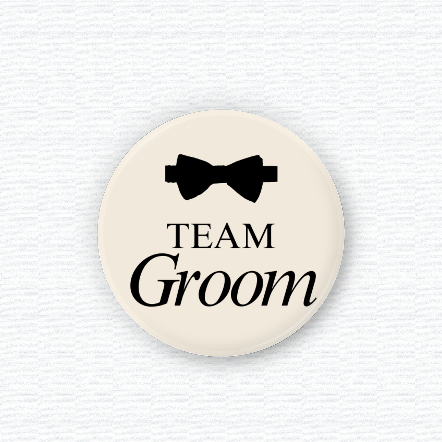 Team Groom Wedding Badges