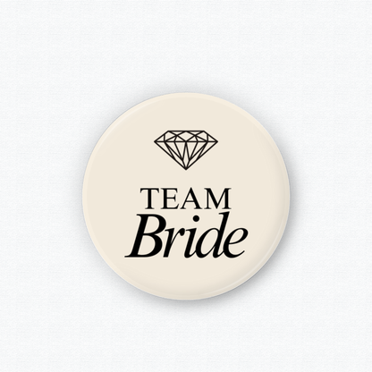 Team Bride Wedding Badges