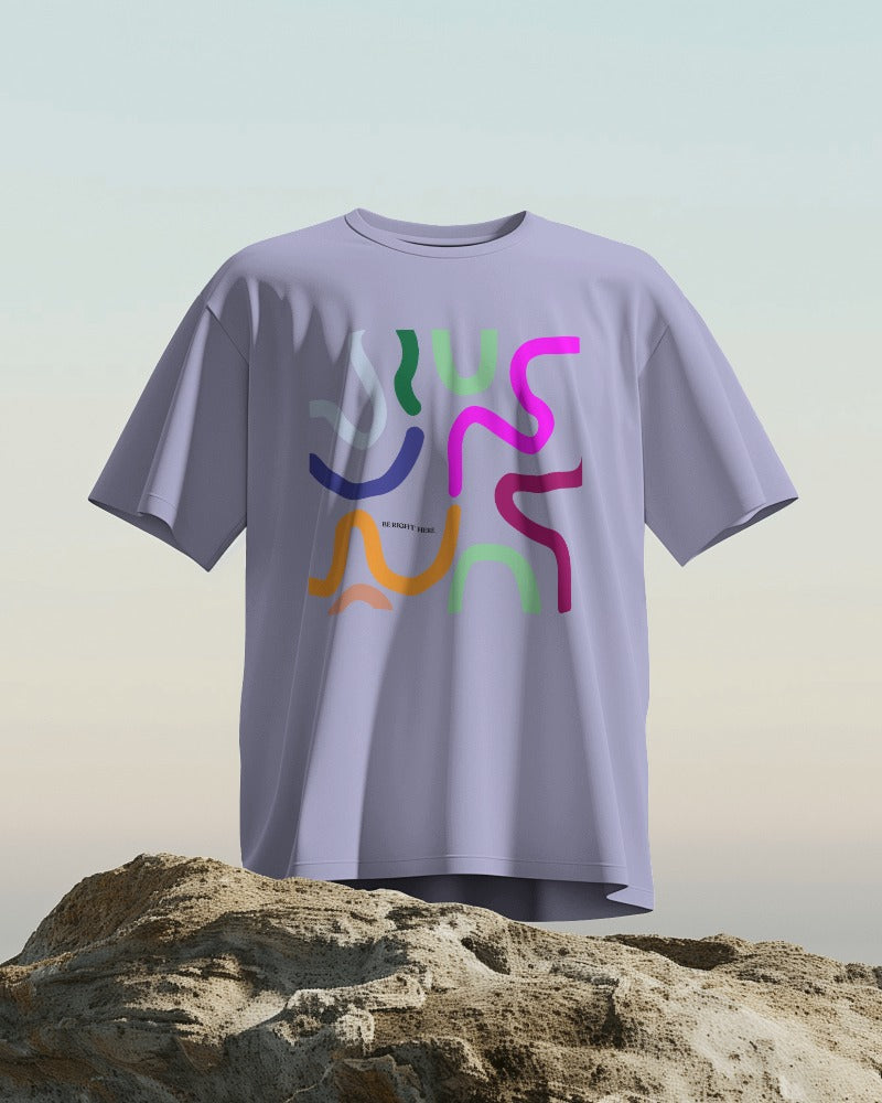 Be Here Unisex Oversized T-Shirt