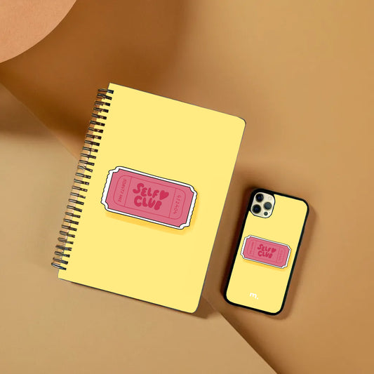 Self Love A5 Notebook & Phone Glass Cover Combo