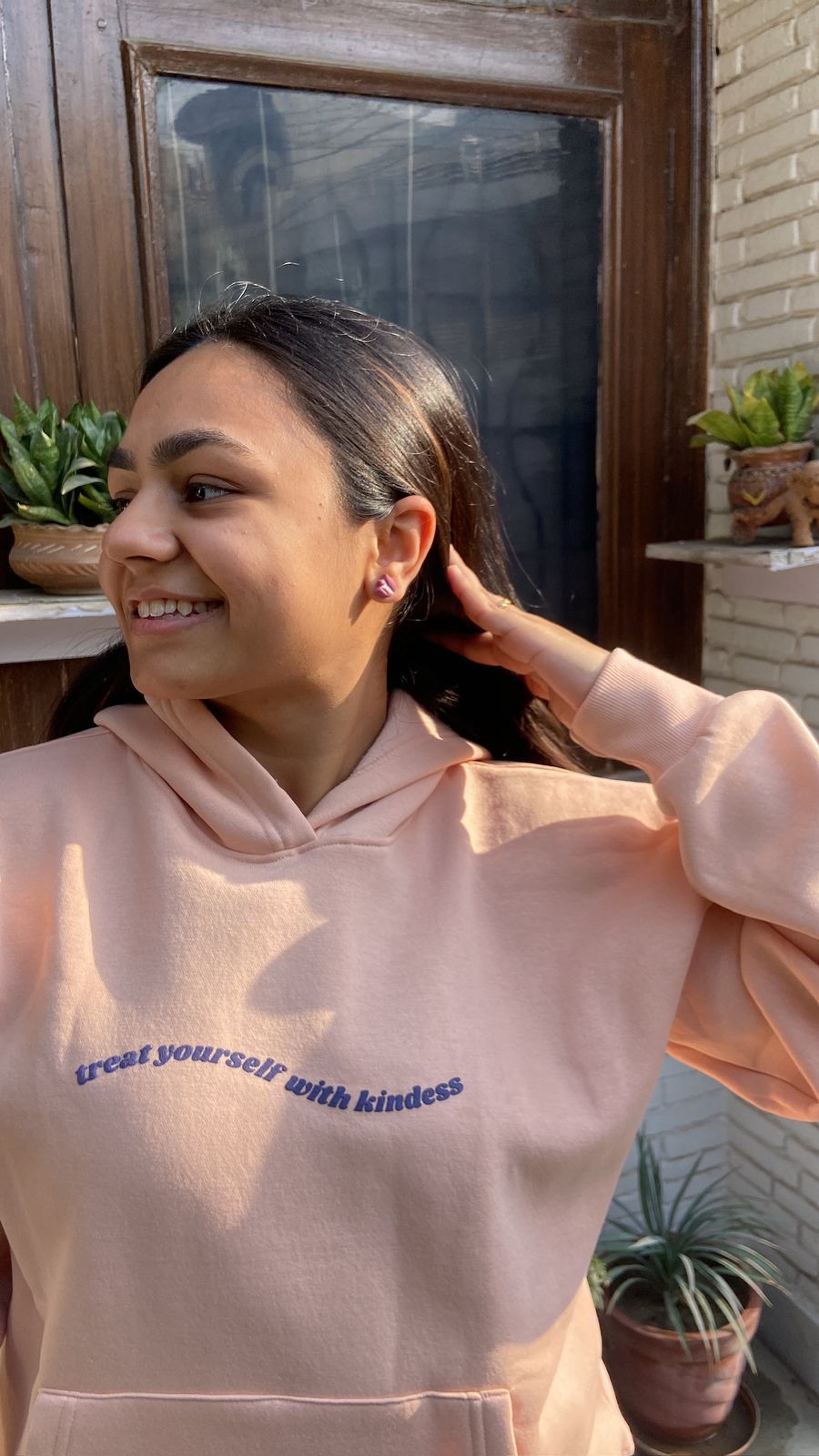 Treat yourself with Kindness Unisex Oversized Hoodie
