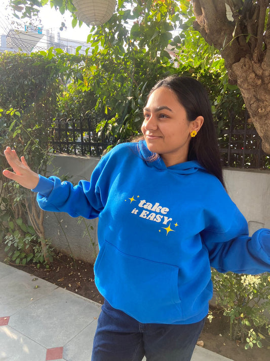 Take it Easy Unisex Oversized Hoodie