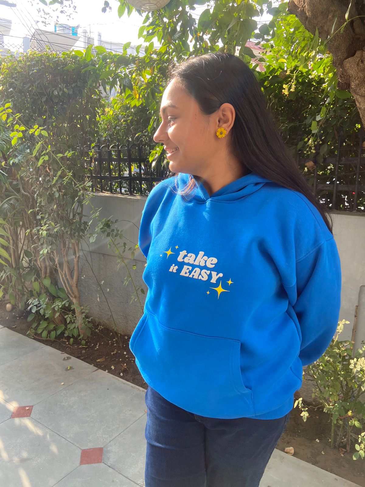 Take it Easy Unisex Oversized Hoodie