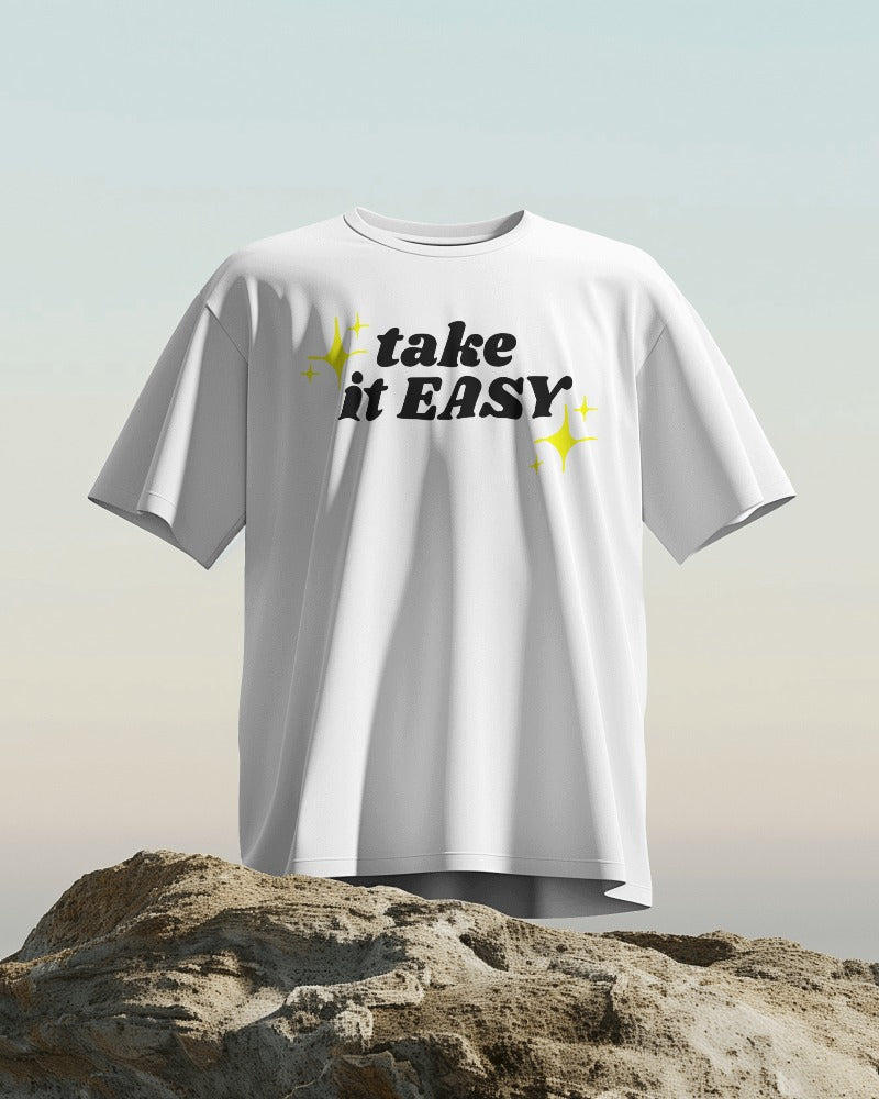 Take it Easy Unisex Oversized T-Shirt