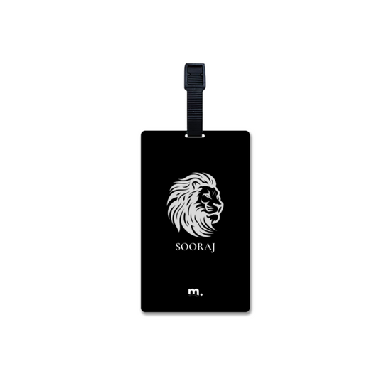Personalized Lion Luggage Tag