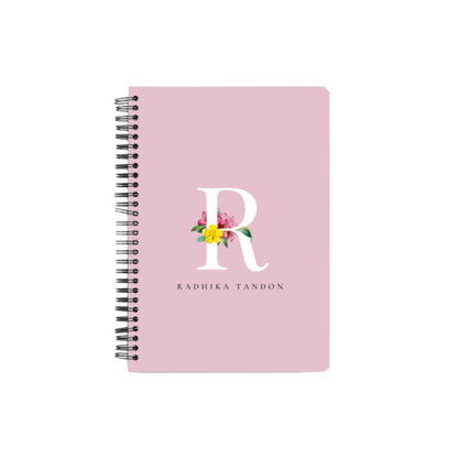 Personalized A5 Notebook & Phone Glass Cover Combo