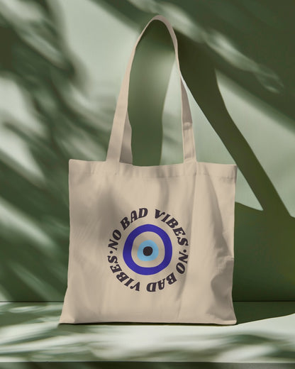 Evil eye Meeraki Tote Bag