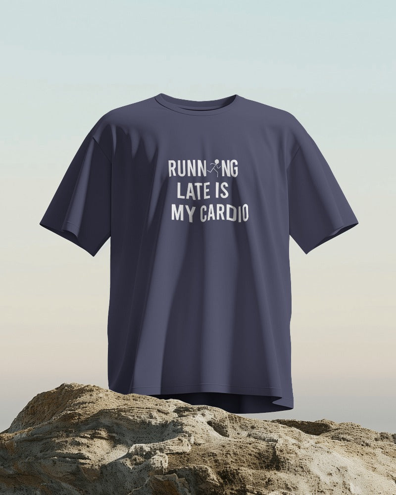 Running Late Unisex Oversized T-Shirt