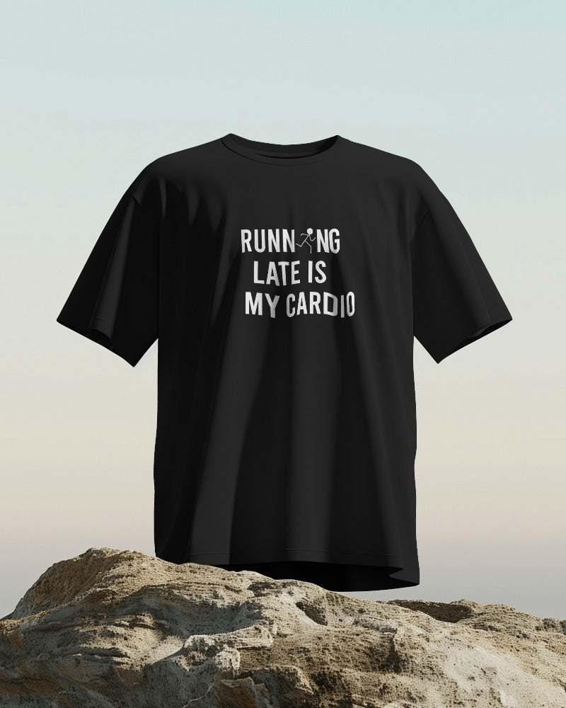 Running Late Unisex Oversized T-Shirt