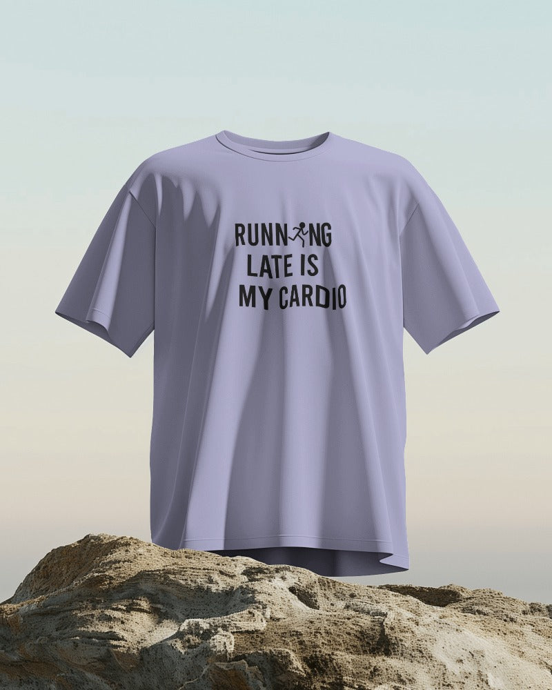 Running Late Unisex Oversized T-Shirt