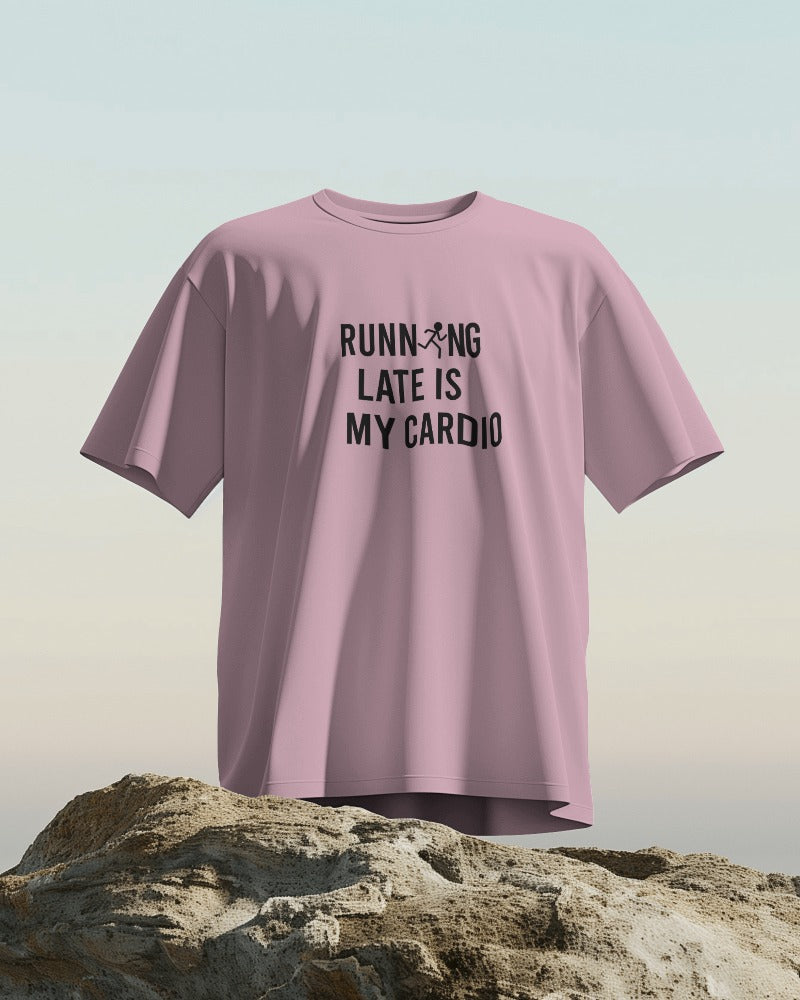 Running Late Unisex Oversized T-Shirt