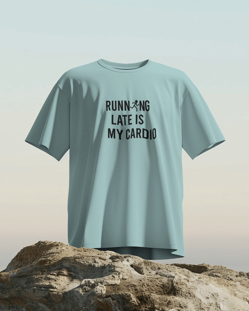 Running Late Unisex Oversized T-Shirt