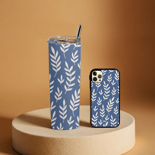 Indian Pattern Tumbler & Phone Glass Cover Combo